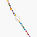 Boho Colorful Rice Beads Bracelet Baroque Pearl Gift For Women