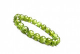 Peridot Bracelet Natural Stone Jewelry Green Stone Yoga Bracelet