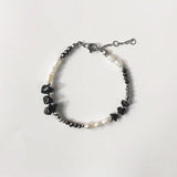 Stone Bracelet Retro Classic Pearl Bangle For Women Girl Jewelry