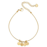 18K Snake Bone Chain Bracelet Peace and Joy Women Bangle
