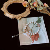 Moonstone Freshwater Pearl Bracelet Natural Jewelry Gift