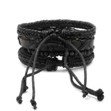 Men's Vintage Multilayer Leather Bracelet Wristband