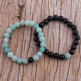 Boho Beaded Bracelet 2pc Stack Stone Bracelet Sets Women Gift