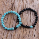 Boho Beaded Bracelet 2pc Stack Stone Bracelet Sets Women Gift