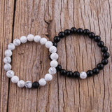 Boho Beaded Bracelet 2pc Stack Stone Bracelet Sets Women Gift
