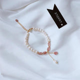 Strawberry Shaped Pearl Bracelet for Women