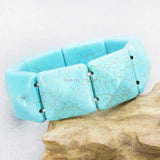 25mm Turkey Howlite Chalcedony Bracelet Beads for Jewelry Making