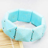 25mm Turkey Howlite Chalcedony Bracelet Beads for Jewelry Making