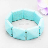 25mm Turkey Howlite Chalcedony Bracelet Beads for Jewelry Making