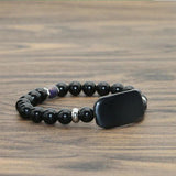 Orange Crystal Quartz Stone Bracelet Elastic Cord Jewelry Beads Woman Gift
