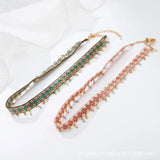 Rice Bead Bracelet Hand knitting Retro Bohemia Adjustable Unisex Beaded Bracelet