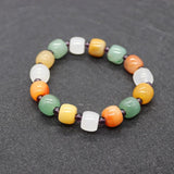 Natural Stone Beads Bracelet Agate Charm Adjustable Jewelry