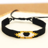 Rice Ball Bracelet Devil's Eye Bohemia Adjustable Unisex Beaded
