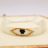 Rice Ball Bracelet Devil's Eye Bohemia Adjustable Unisex Beaded