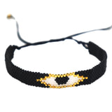 Rice Ball Bracelet Devil's Eye Bohemia Adjustable Unisex Beaded