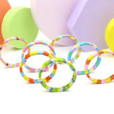 Boho Macaron Sweet Bracelet Enamel Beads Arrow Charm Jewelry