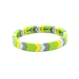 Boho Macaron Sweet Bracelet Enamel Beads Arrow Charm Jewelry