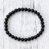 6MM Natural Stone Tiger Eye Bracelet Men Women