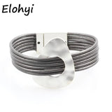 Plait Leather Rope Bracelet for Women
