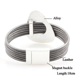 Plait Leather Rope Bracelet for Women