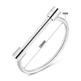 Punk Pop It Bangle Cuff Bracelet Stainless Steel Jewelry