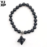 Ethnic Silver Plated Agates Beads Star Bracelet Anniversary Jewelry