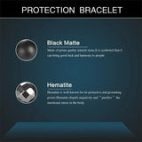 8mm Matte Hematite Bracelet Adjustable Healing Stone Jewelry