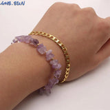 Colorful Natural Stone Beads Bracelets Women Girls Bohemia Jewelry