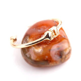 Metal Open Bangles Punk Wristband Cuff Bracelet Women Gift