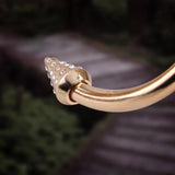 Metal Open Bangles Punk Wristband Cuff Bracelet Women Gift