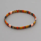 Vintage Acrylic Beads Bracelet Lucky Friendship Couples Summer Jewelry Gift