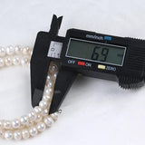 6-7mm Potato Shape Freshwater Pearl Bangle Bracelet