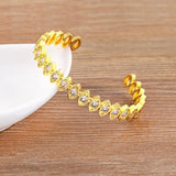 Nidin Evil Eye Bangle Bracelet Zircon Jewelry Gift