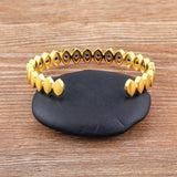 Nidin Evil Eye Bangle Bracelet Zircon Jewelry Gift