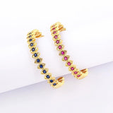 Nidin Evil Eye Bangle Bracelet Zircon Jewelry Gift