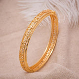 24K Dubai Bracelets Bangles Women Girl Wedding Copper Bride Bangle