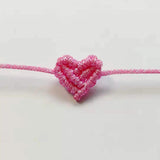 Bohemia Handwoven Heart-Shaped Lucky Bracelet Couple Gift
