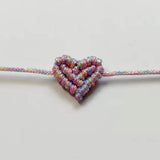 Bohemia Handwoven Heart-Shaped Lucky Bracelet Couple Gift