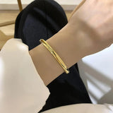Women Stainless Steel Bracelets Set of 3