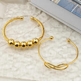 Boho Bracelet Cuff Open Bangle Stainless Steel Jewelry