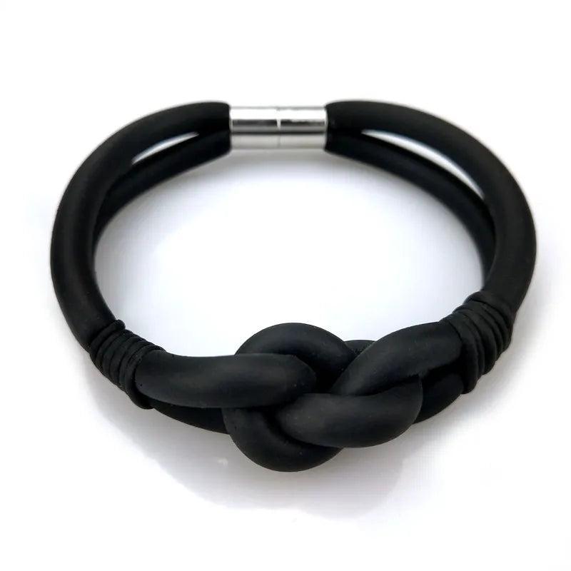 Women's Rubber Charm Cuff Bracelet