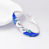 National Style Glazed Lucky Carp Art Female Bracelet