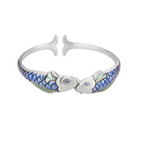 National Style Glazed Lucky Carp Art Female Bracelet