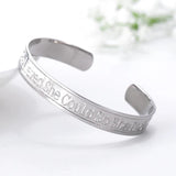Stainless Steel Geometric Knot Cuff Bracelet Hand Jewelry