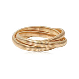 Three Wide Metal Cross Bracelet Punk Style Alloy Bracelet For Women Girl
