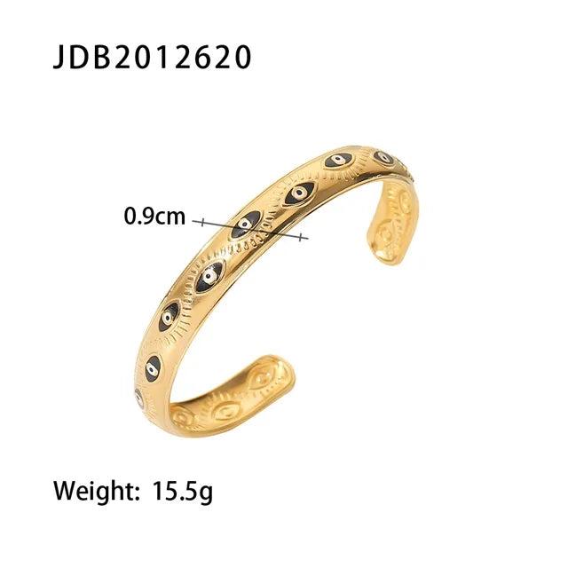 Youthway Metal Eye Bracelet Bangle for Women