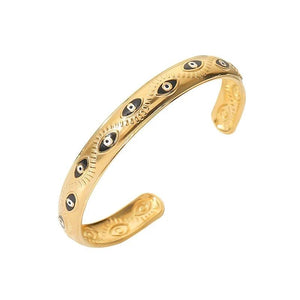 Youthway Metal Eye Bracelet Bangle for Women