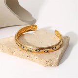 Youthway Metal Eye Bracelet Bangle for Women