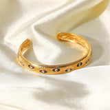 Youthway Metal Eye Bracelet Bangle for Women