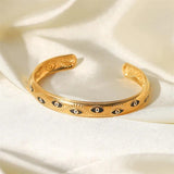 Youthway Metal Eye Bracelet Bangle for Women